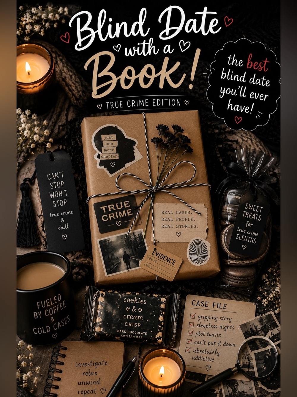 Blind Date With a Book Gift Set - You Pick Genre, Great Gift for Book Lovers!